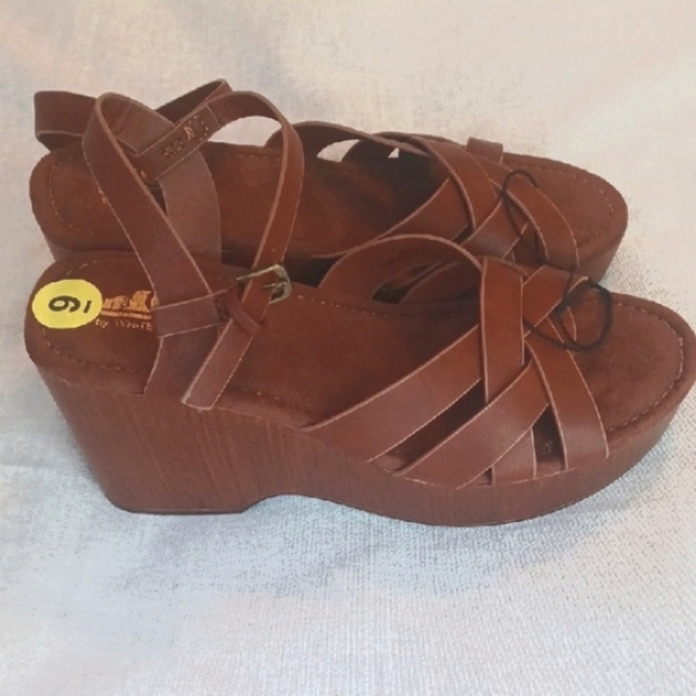 Cliffs by WHITE MOUNTAIN Brown Casual Sandals - Picture 3 of 6